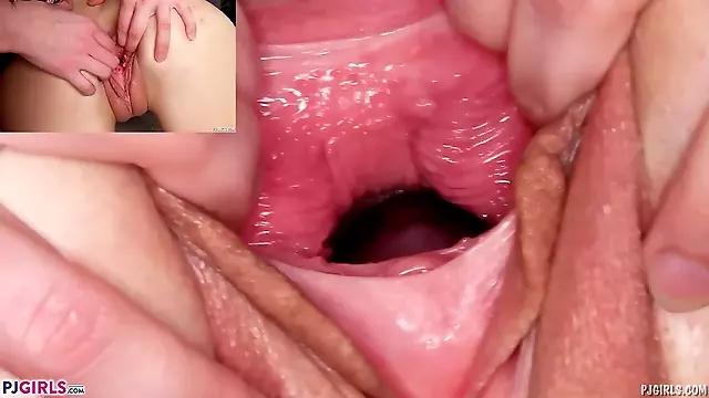 Gaping, close up cervix, pjgirls close up compilation