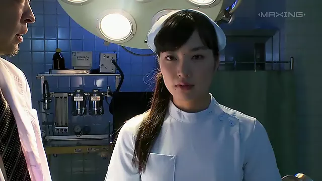Crazy Japanese whore in Exotic Nurse, HD JAV clip