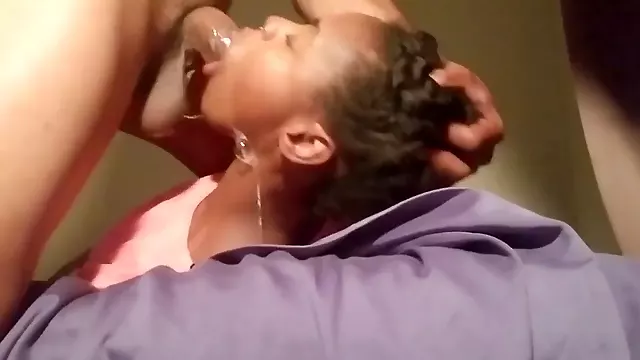 Bbc deepthroat swallow, ebony suck white