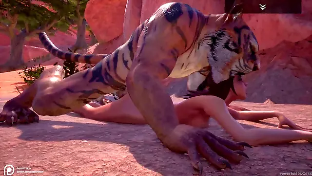 Tiger Fucks Woman