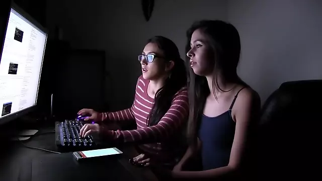 Hacker Teens Fucked By Secret Agents In A Group Sex