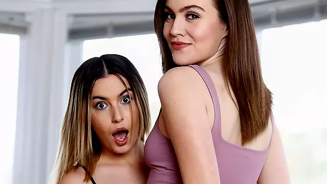 Lingerie sex with alluring Freya Parker and Chanel Camryn from Sweet Heart Video