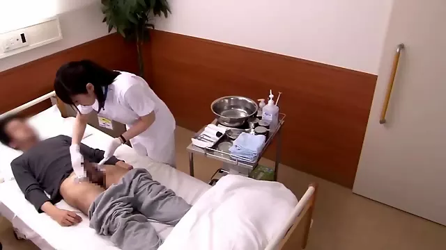 nurse handjob clinic hospital sperma semen